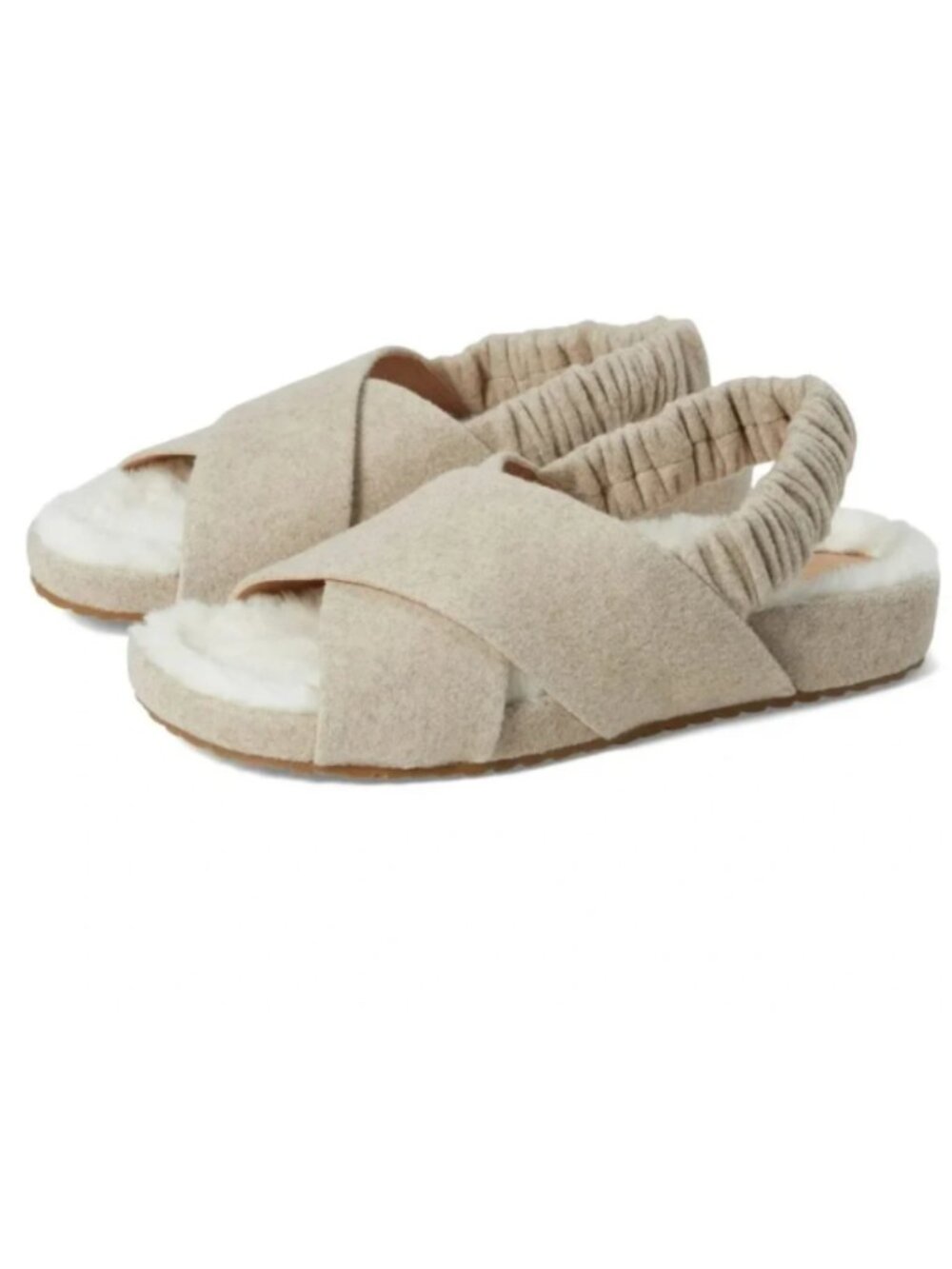 Cole Haan Mojave Crisscross Sandal, Oatmeal, size 6.5